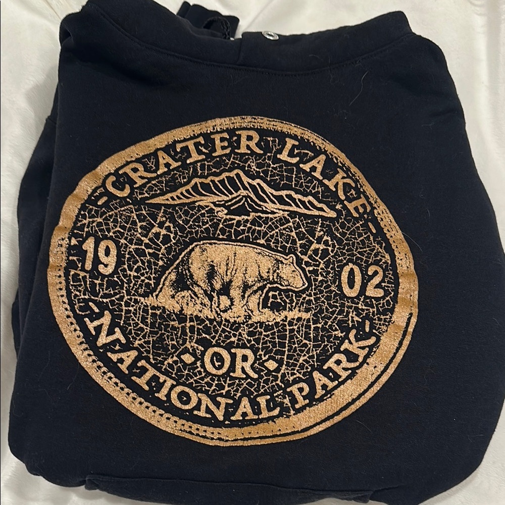 Black Crater Lake National Park Hoodie
